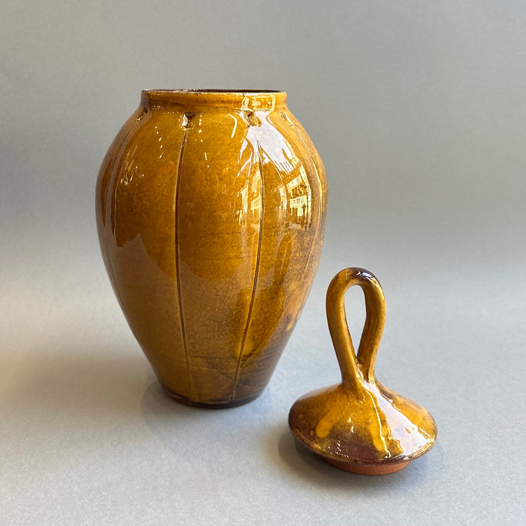 Medium Ginger Jar - Honey