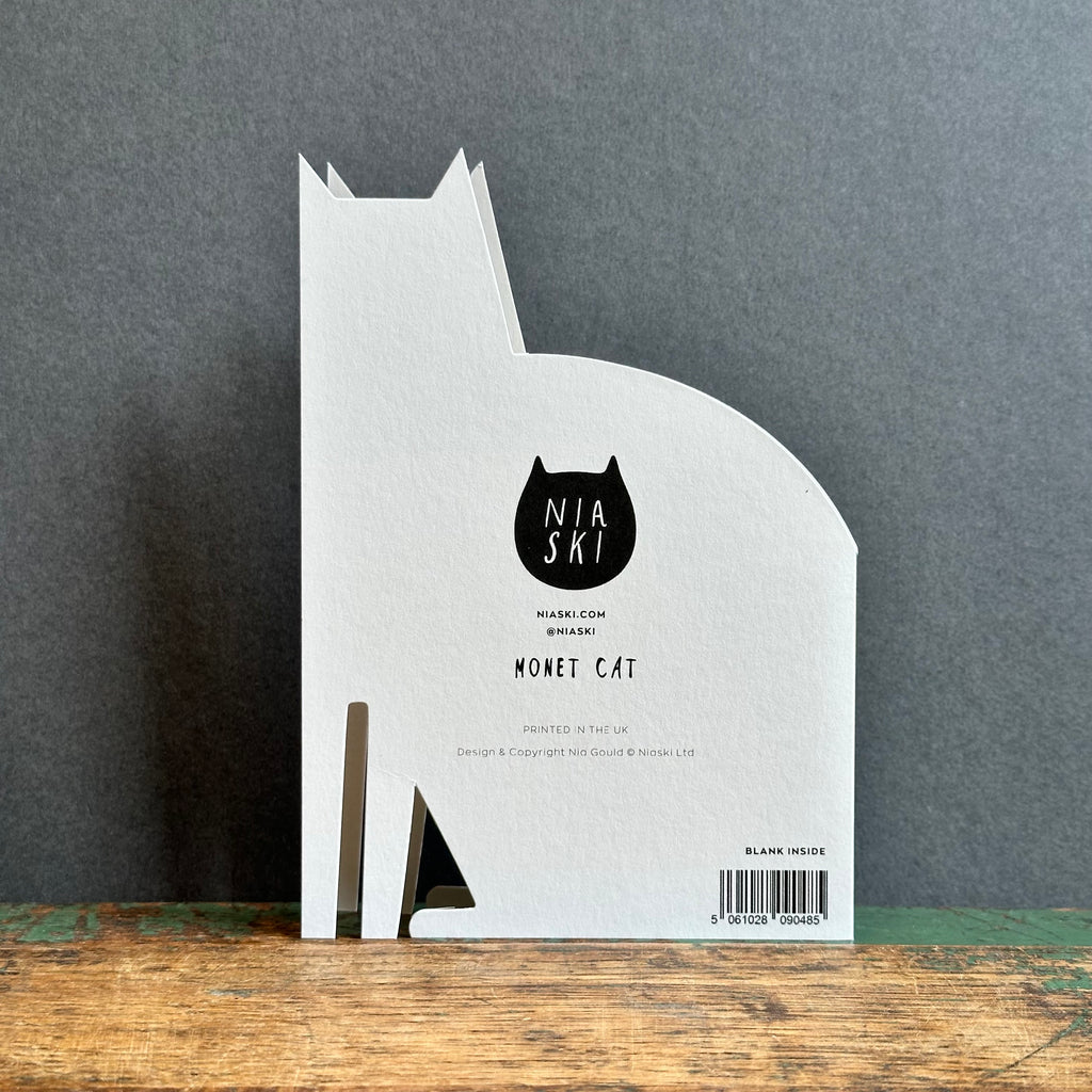 Cut Out Cat G/Card - Niaski - Monet Cat