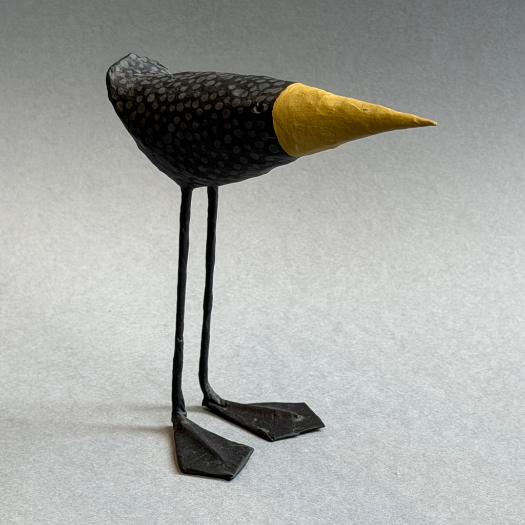 Paper Mache Sculpture ‘Herbert the King with Hattie Bird’