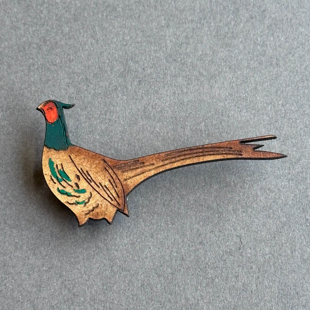 Mini Pin Brooch - Pheasant