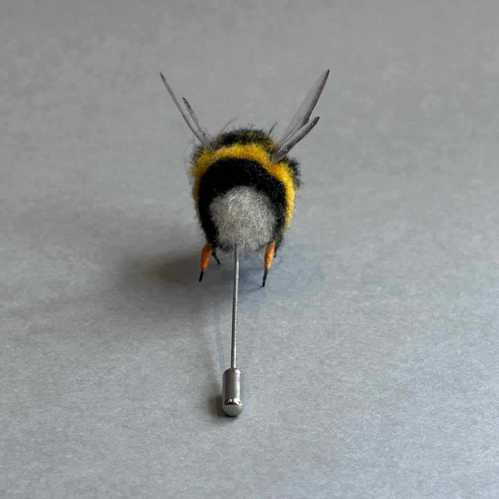 Needle Felted ‘Bumble Bee Pin’ #C