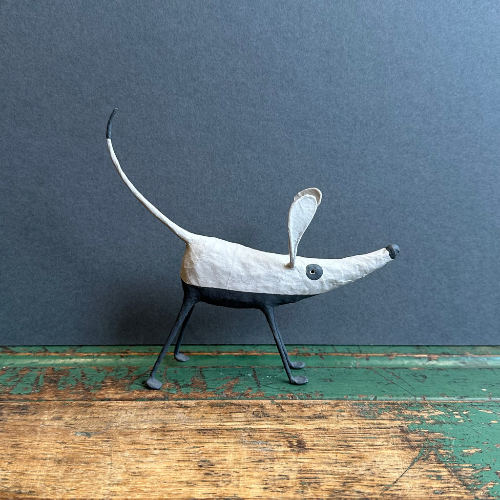 Paper Mache Sculpture ‘Ratty the Dog’