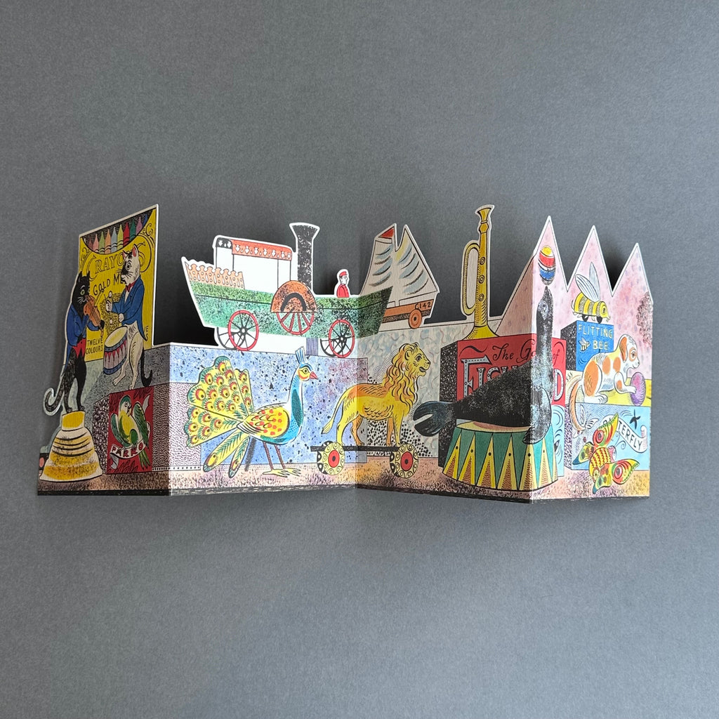 Die-Cut Card - Emily Sutton - Tin Toys, Cats to Dog