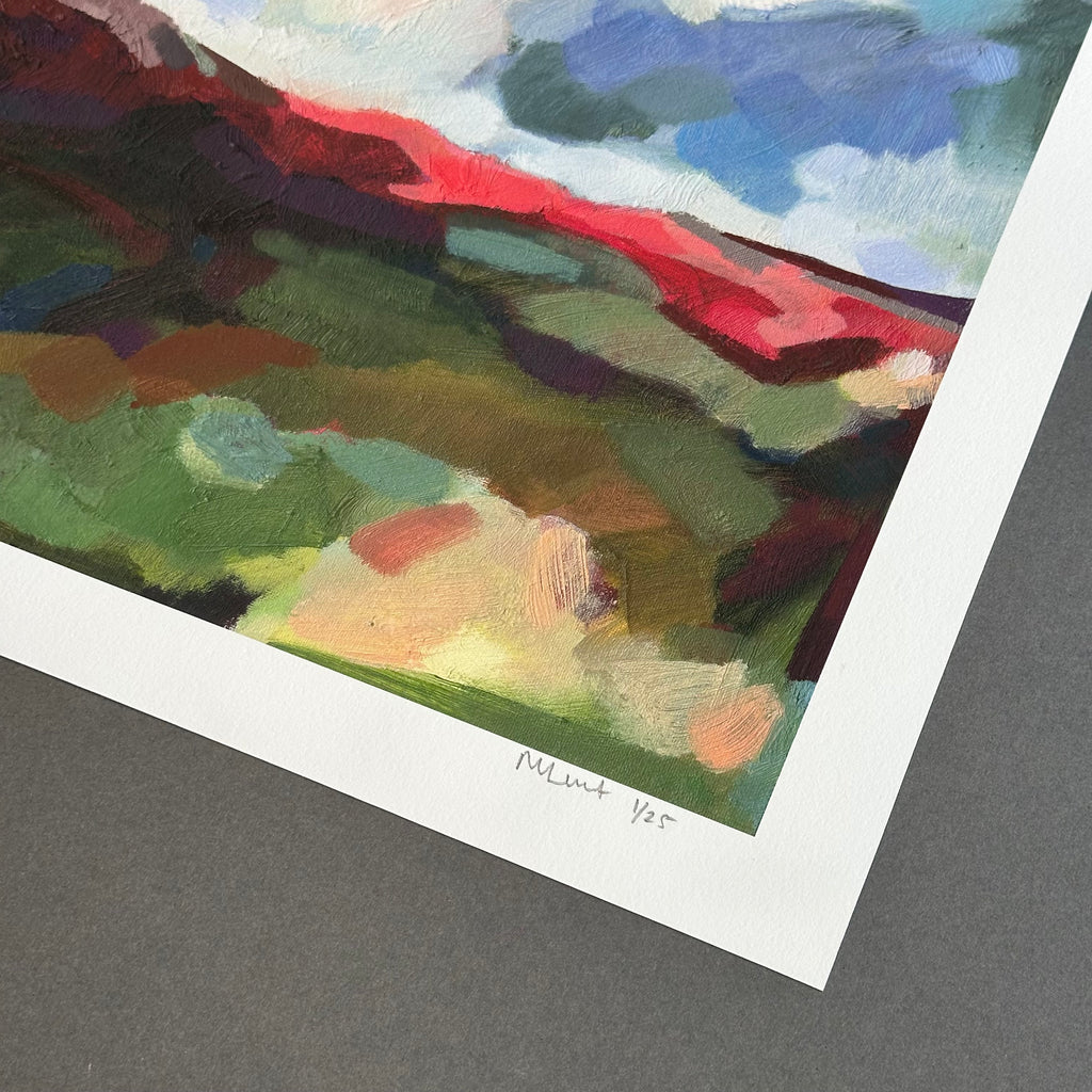 Fine Art Print - Hidden Behind the Criss Cross Grasses - Unframed