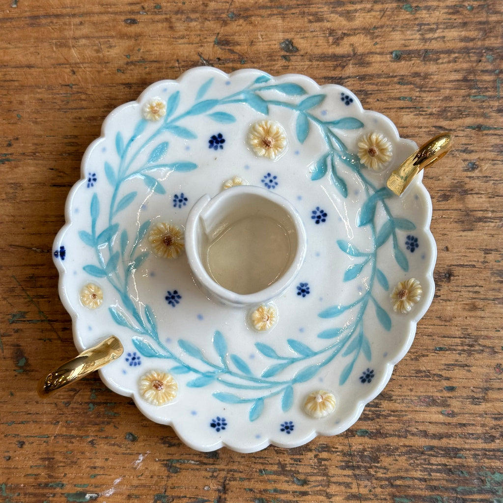 Candle Holder with Handles #B
