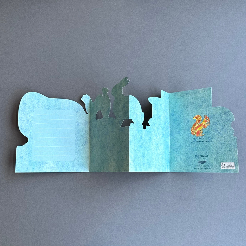 Die-Cut Card - Emily Sutton - Tin Toys, Polar Bear to Elephant