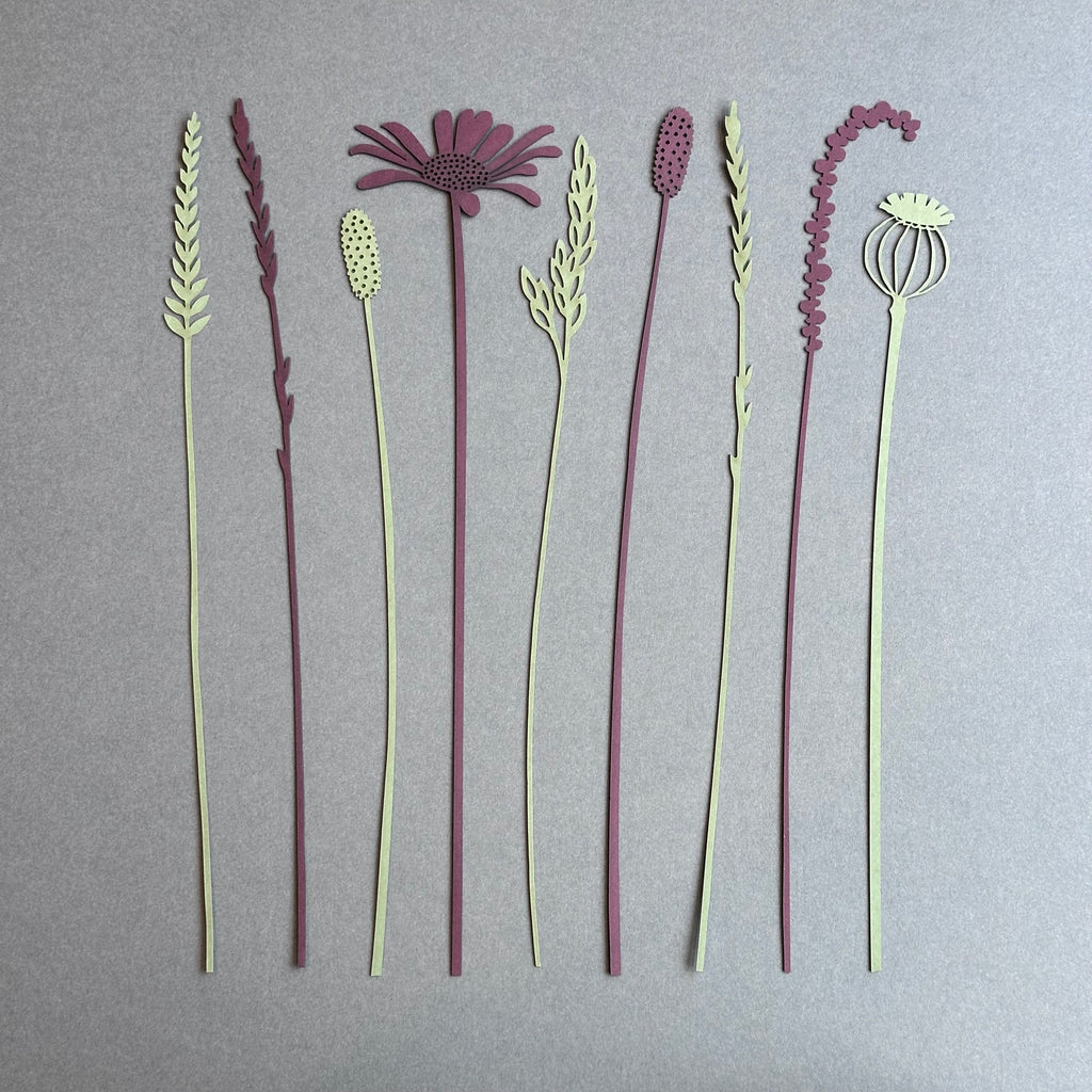 Paper Posy - Set of 9 - Two Colours