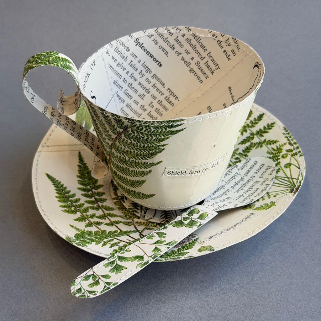 Paper Teacup - Ferns