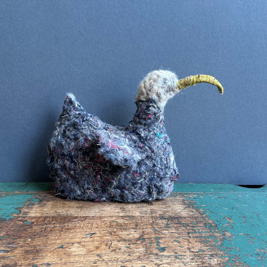 Textile Sculpture ‘Tallulah the Swimming Bird’