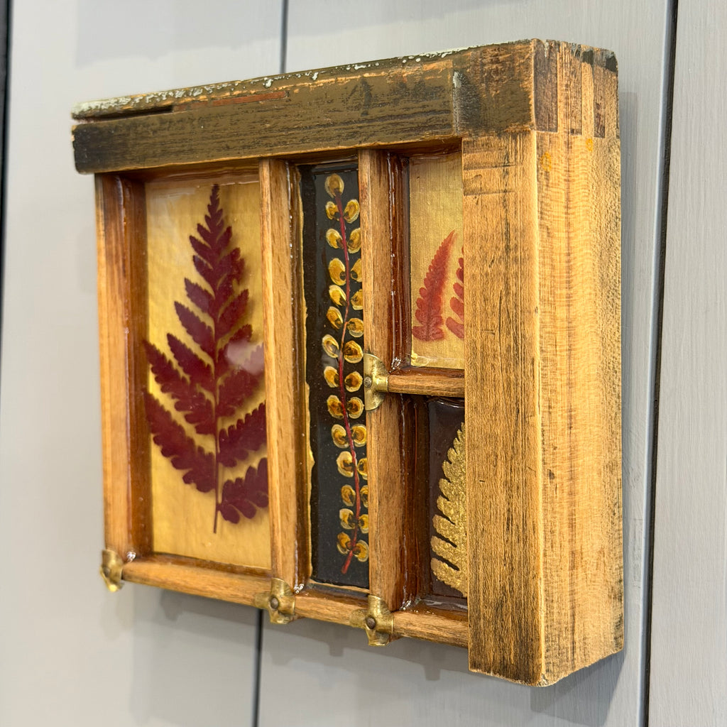 Mixed Media Garden Ferns #532