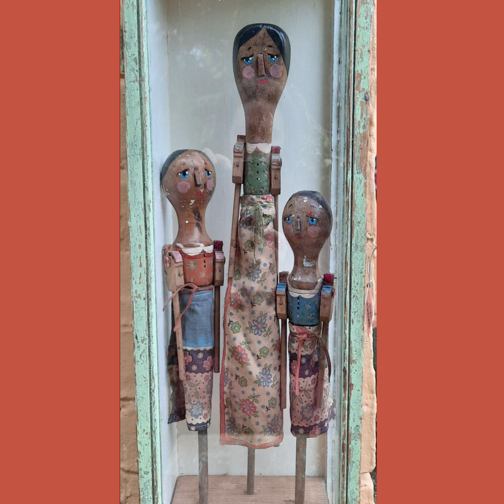 Vintage Mixed Media Sculpture - The Secrets we Share