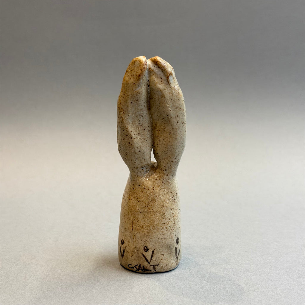Stoneware Rabbit Head #E