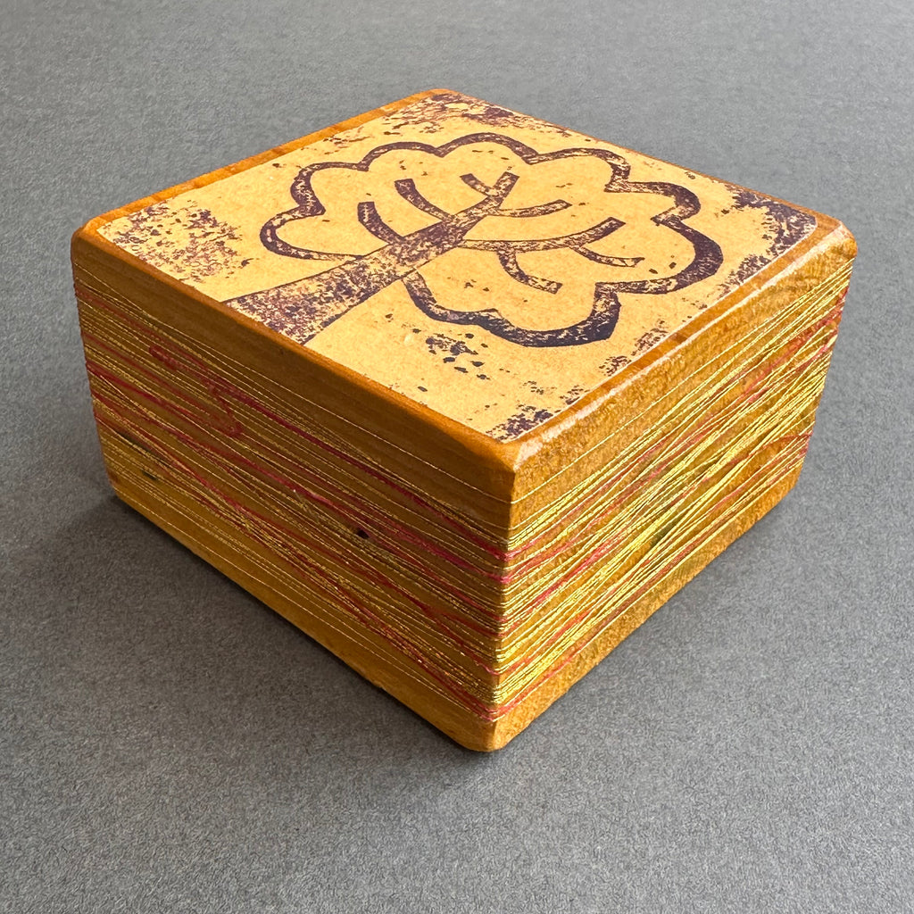 Collagraph Block ‘Tree’ Purple/Buff