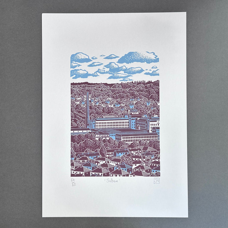 A3 - Saltaire - Screen Print - Unframed