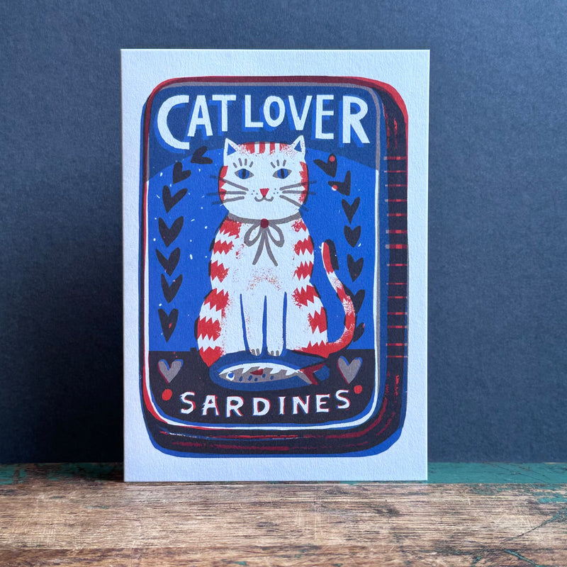 A6 G/Card 'Cat Lover Sardines'