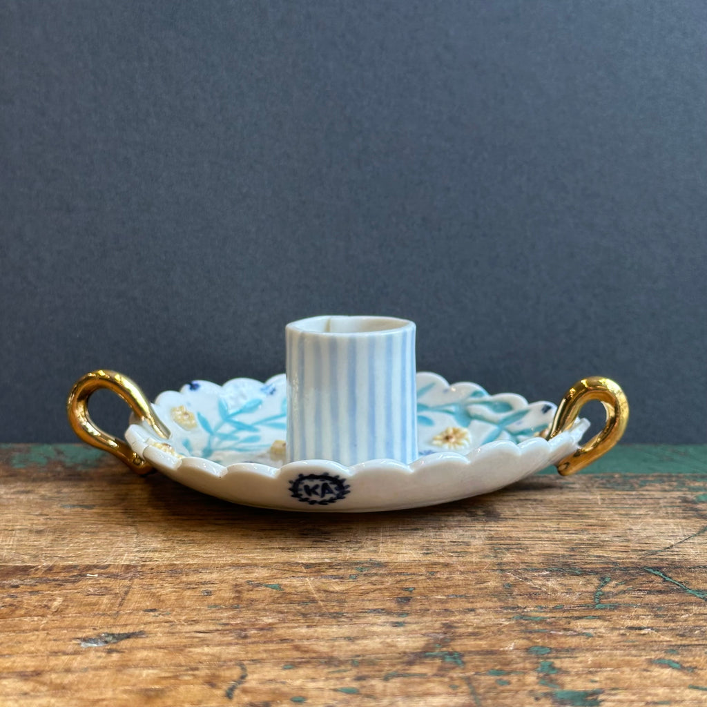 Candle Holder with Handles #B