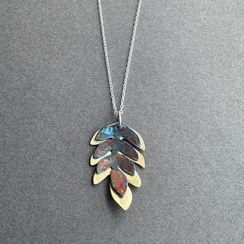 Double Fern Necklace