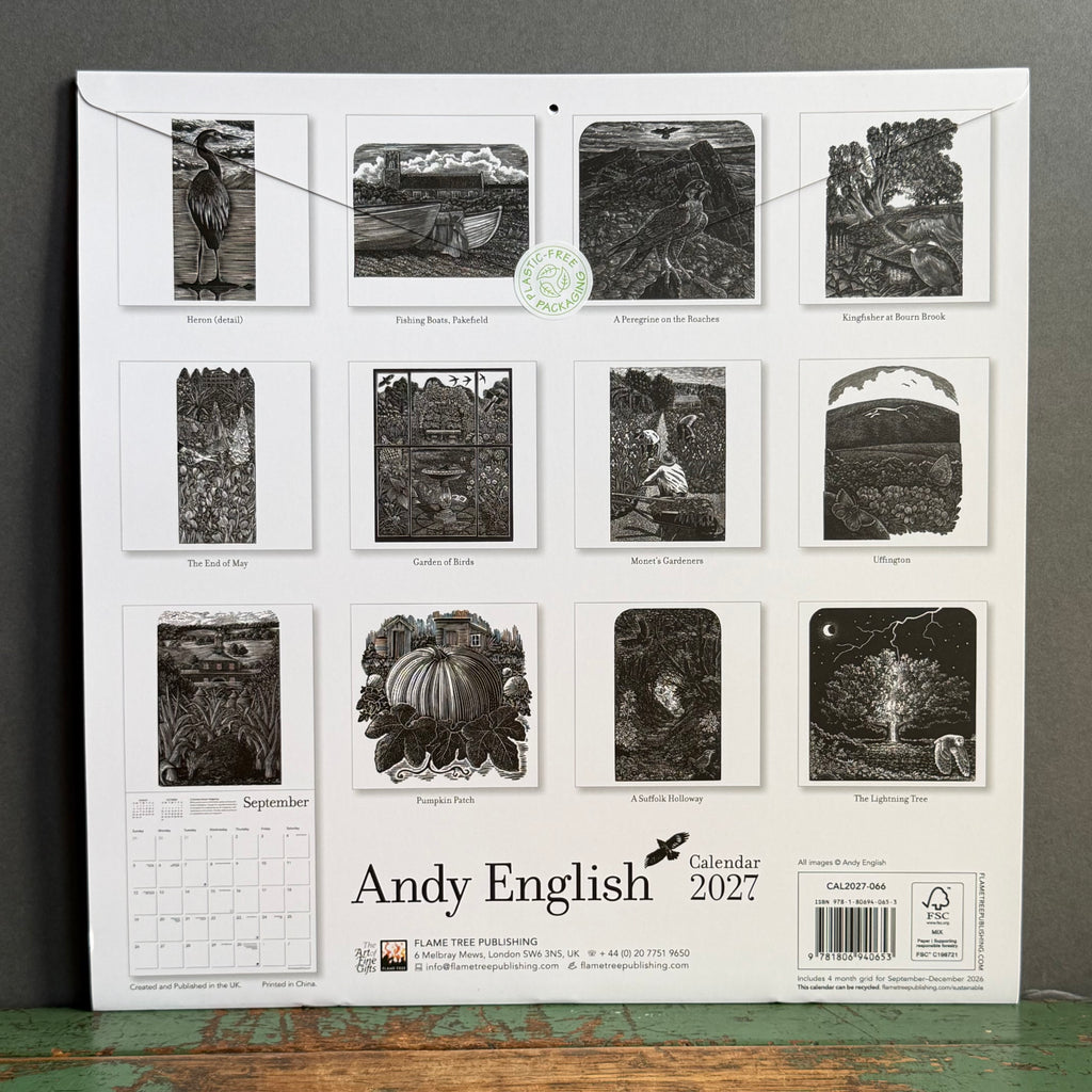 Wall Calendar 2027 - Andy English