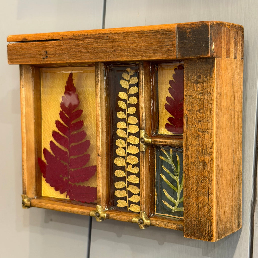 Mixed Media Garden Ferns #564