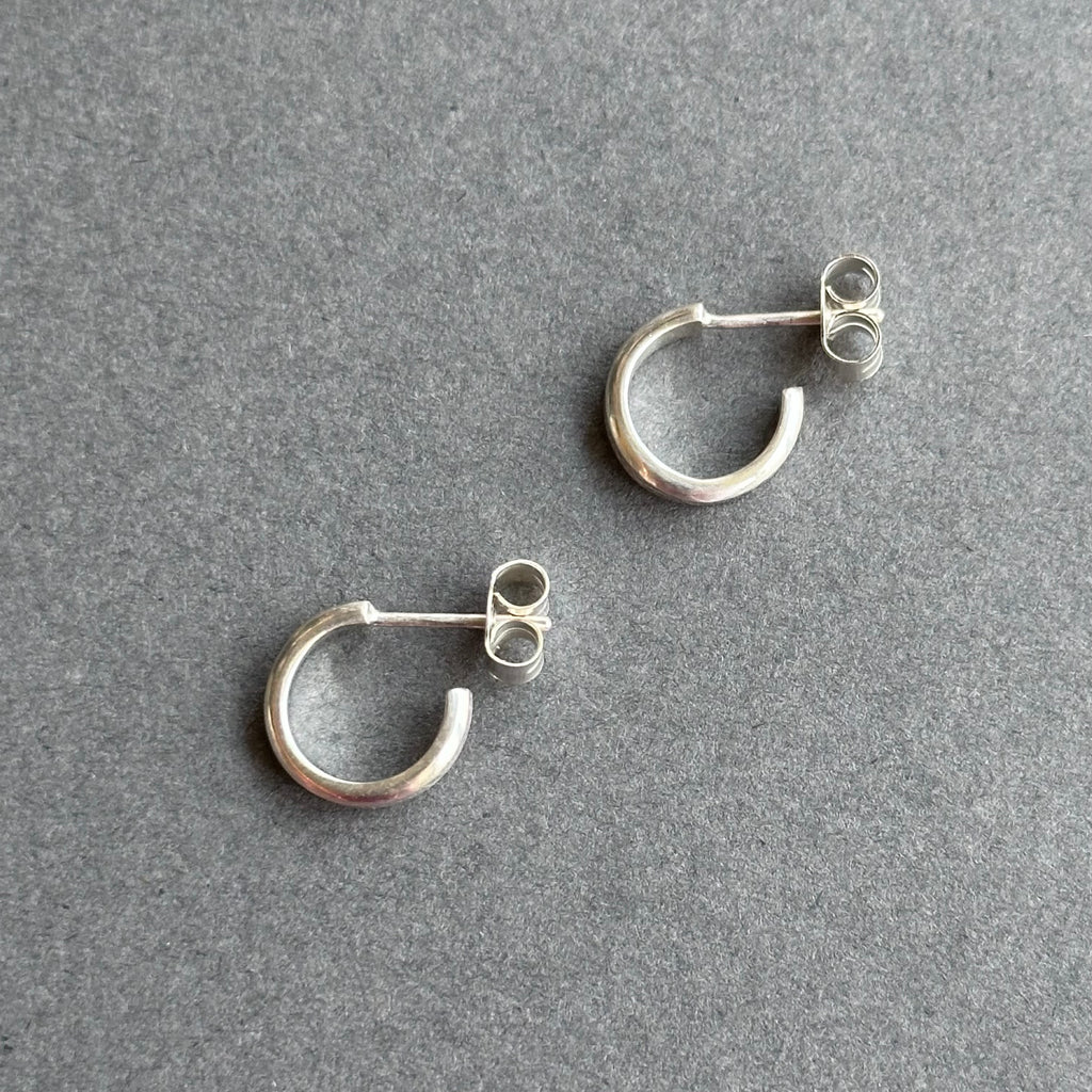 Leaf Earrings - 3/4 Hoop - Small