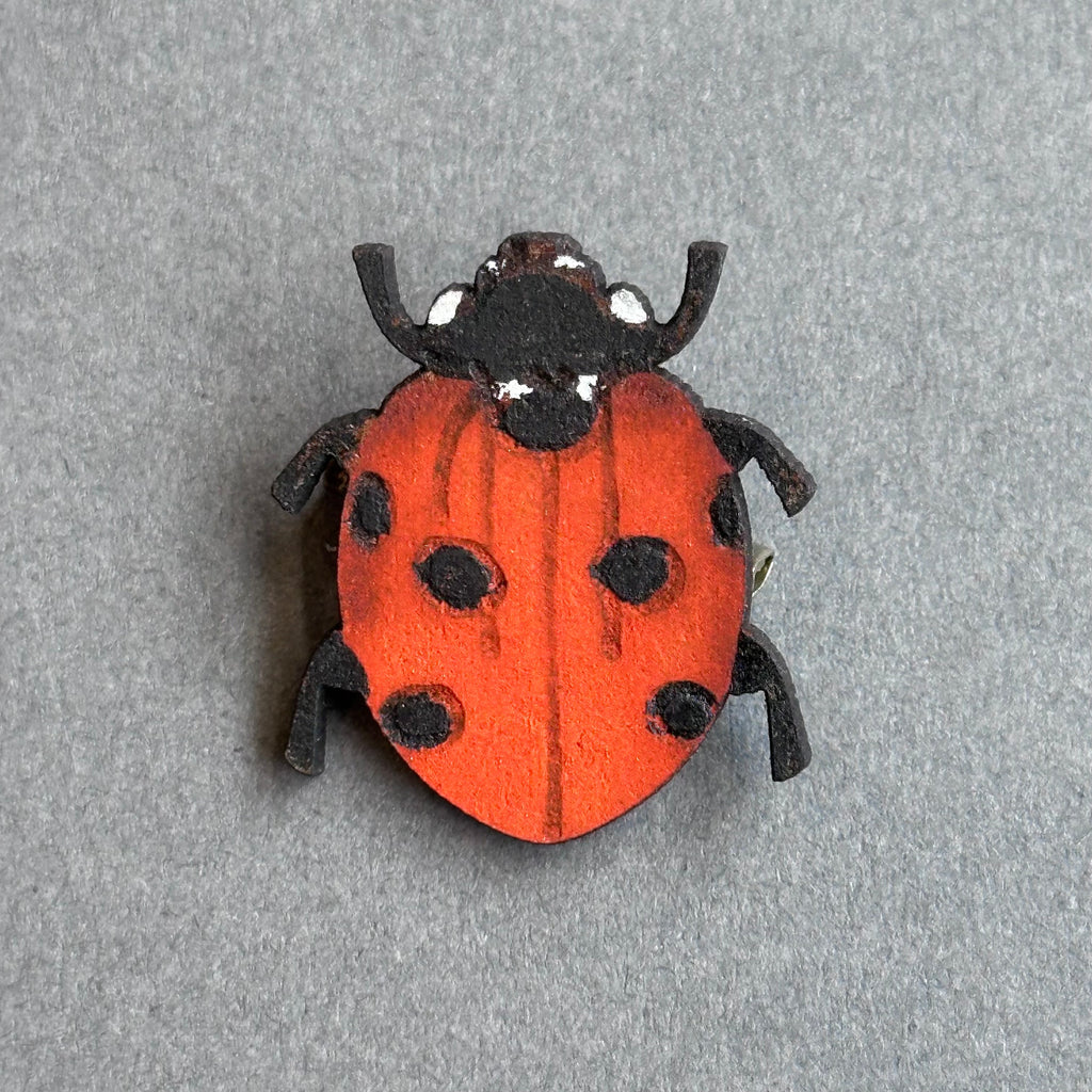 Mini Pin Brooch - Ladybird