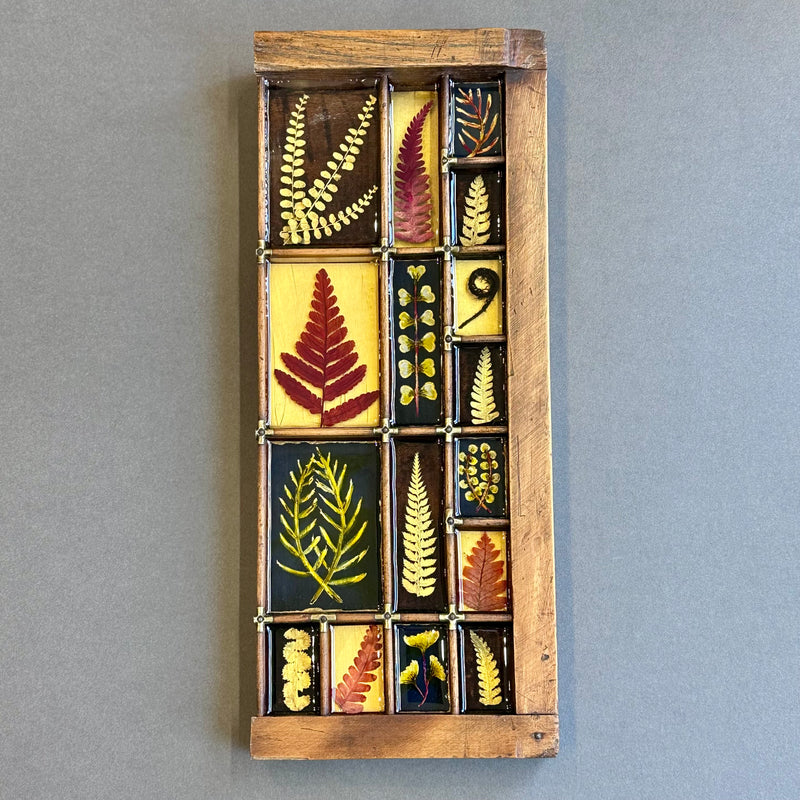 Mixed Media Garden Ferns #382