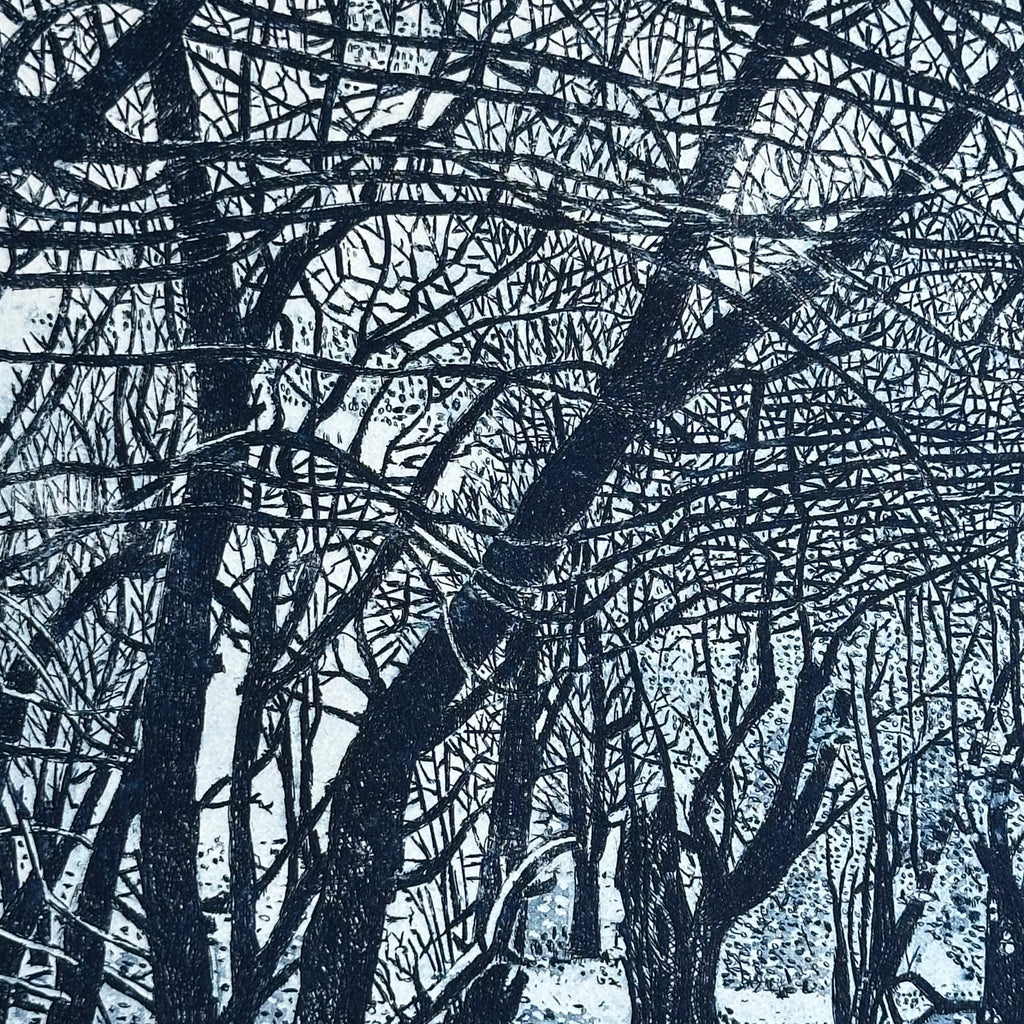 Etching - In a Spinney - Unframed