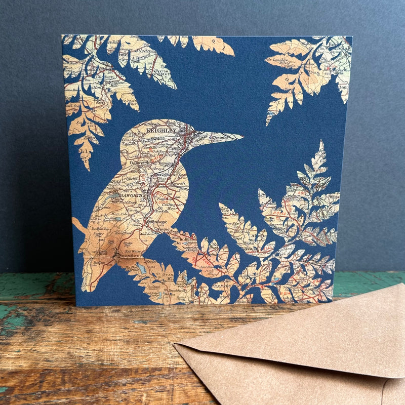 Haworth Map Card ‘Kingfisher’