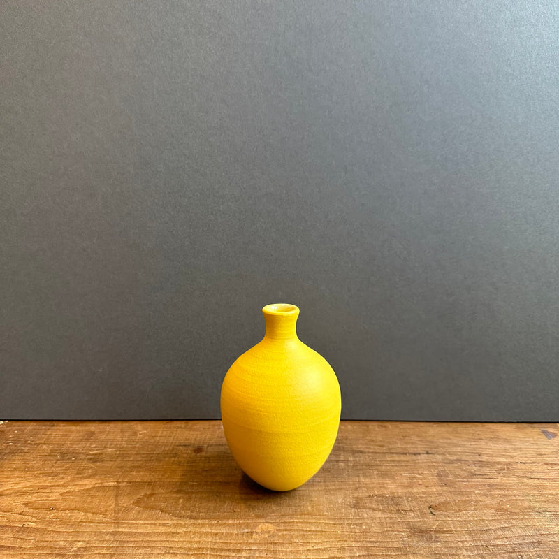 Round Posy Vase Golden Yellow #52