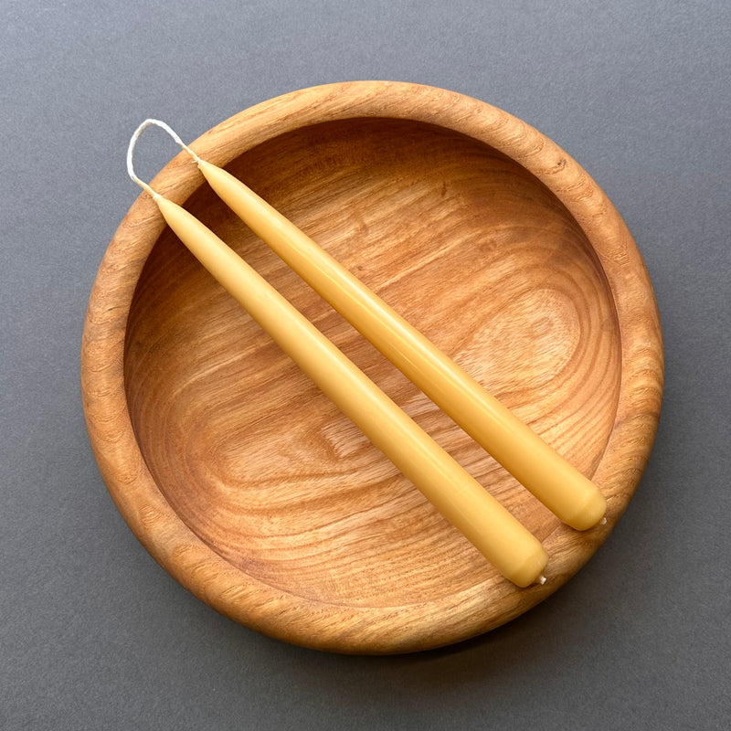 Pair Beeswax Candles - Standard