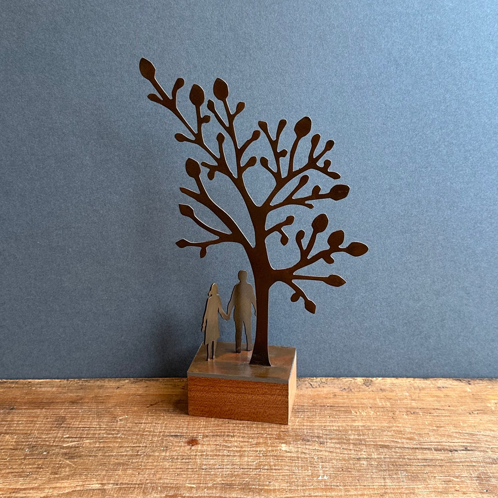 Sculpture -  Tree Gazing Couple