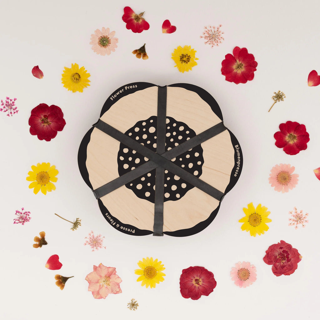 Flower Shaped Press - Dotted Silhouette