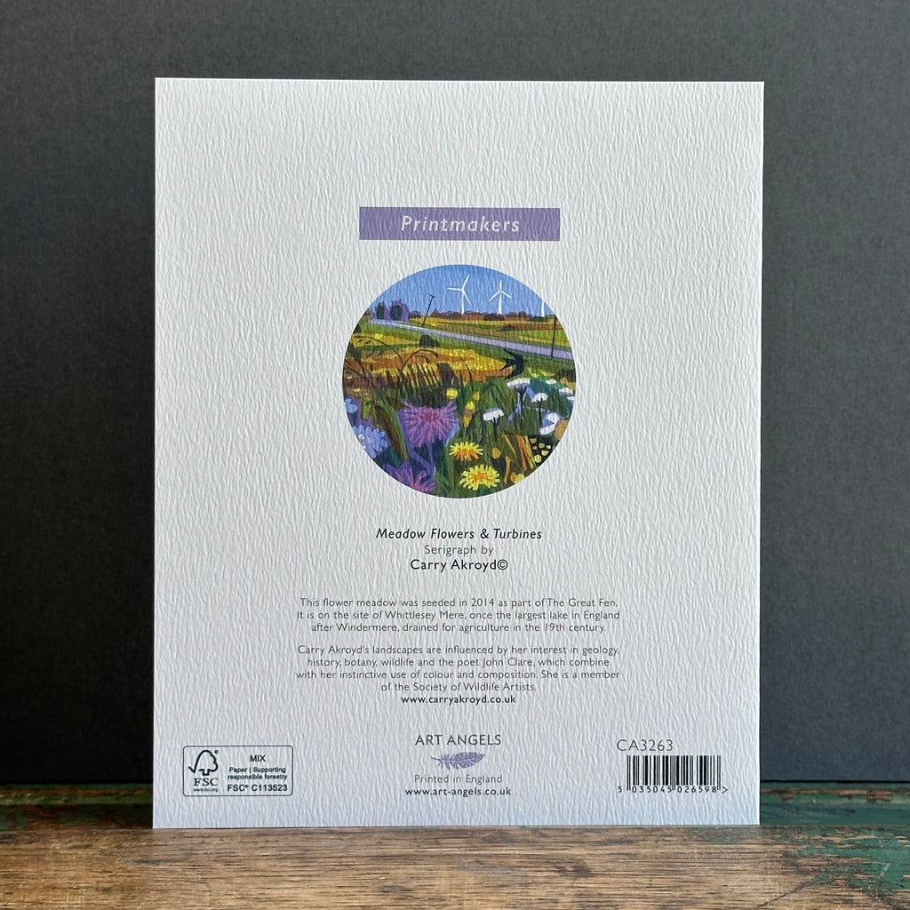 G/Card - Carry Akroyd - Meadow Flowers & Turbines