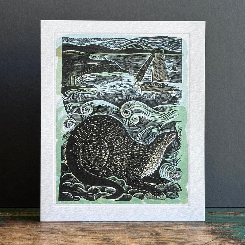 G/Card - Angela Harding - Shetland Otter & Windsong