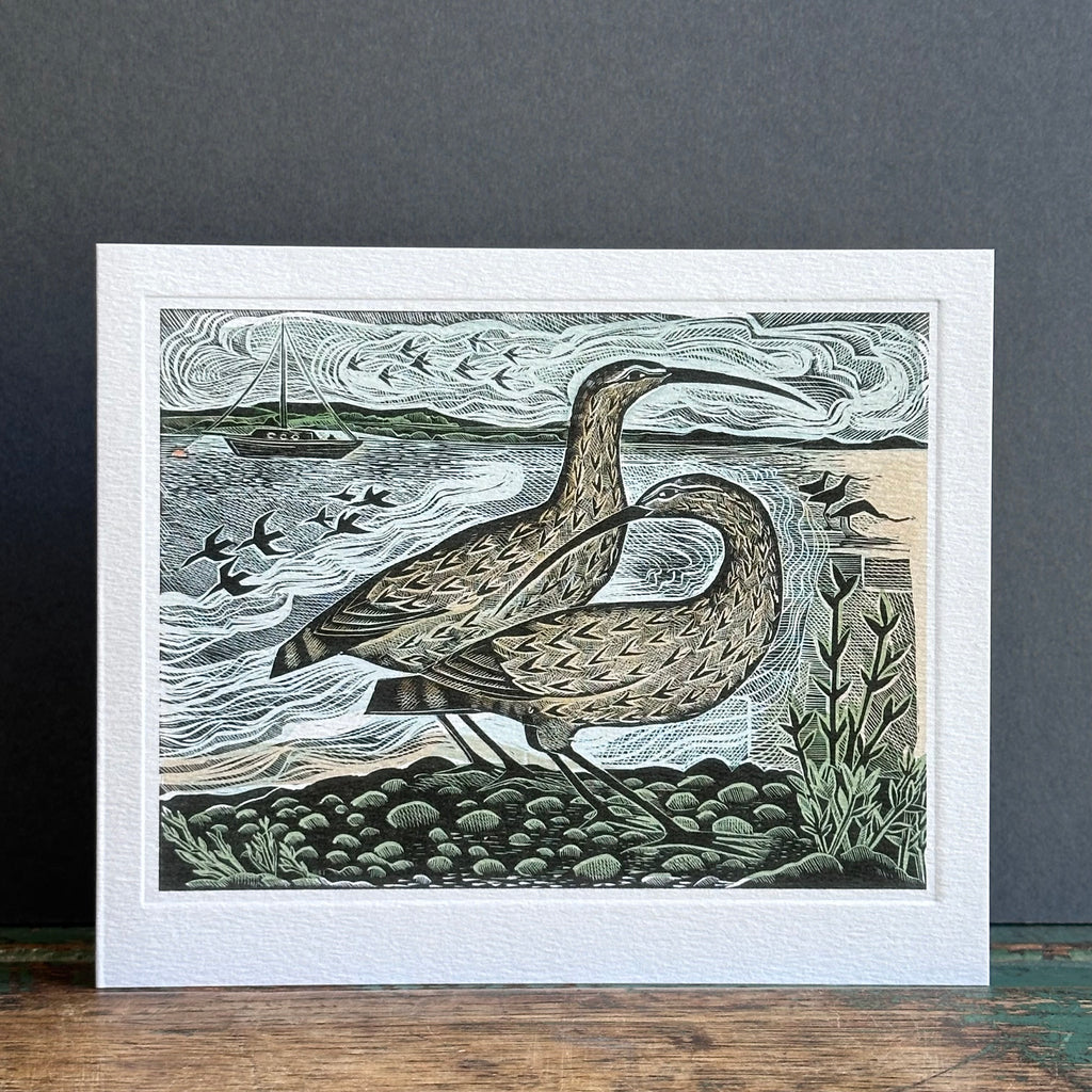 G/Card - Angela Harding - Two Curlews on the Deben
