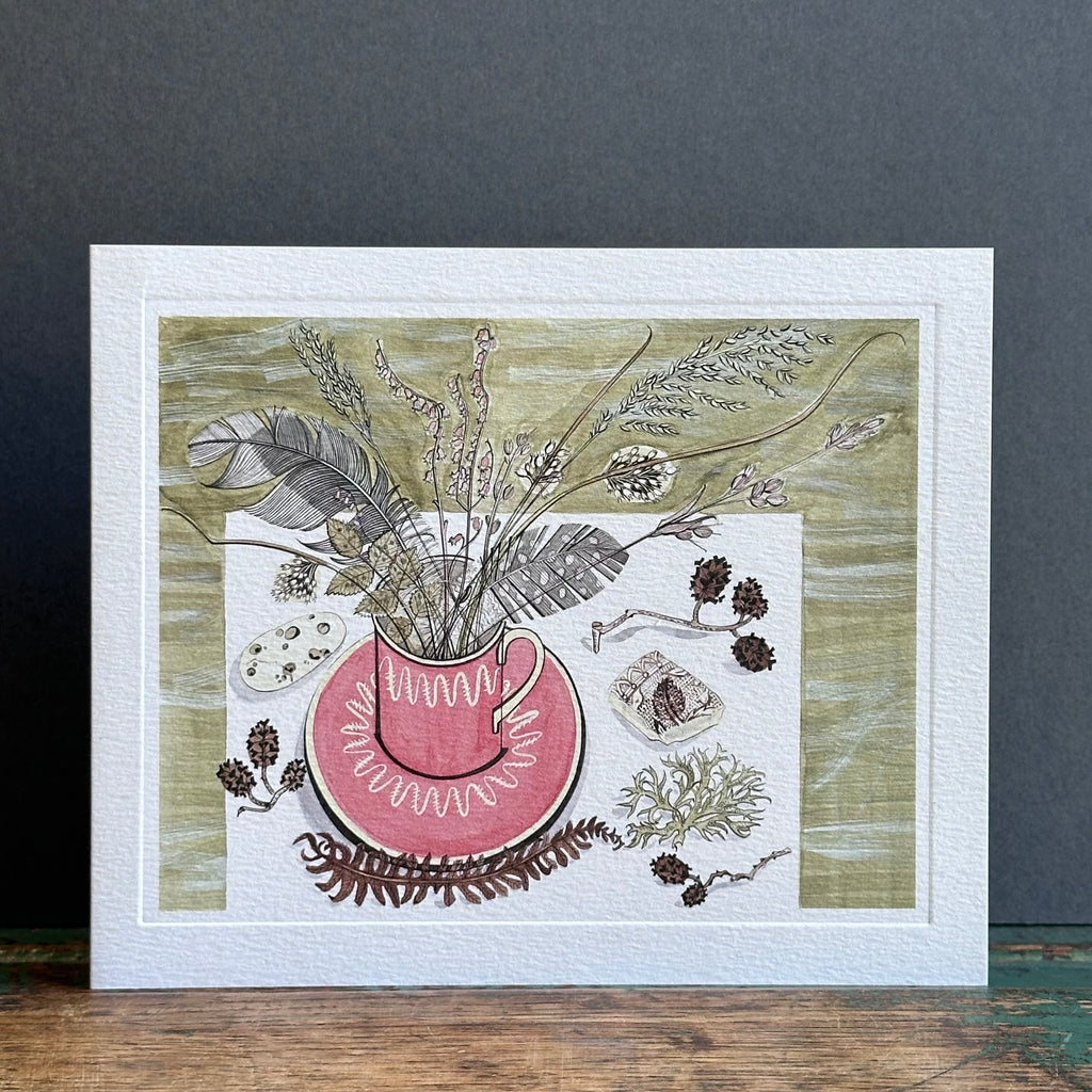 G/Card - Angie Lewin - Still Life with Pink Cup