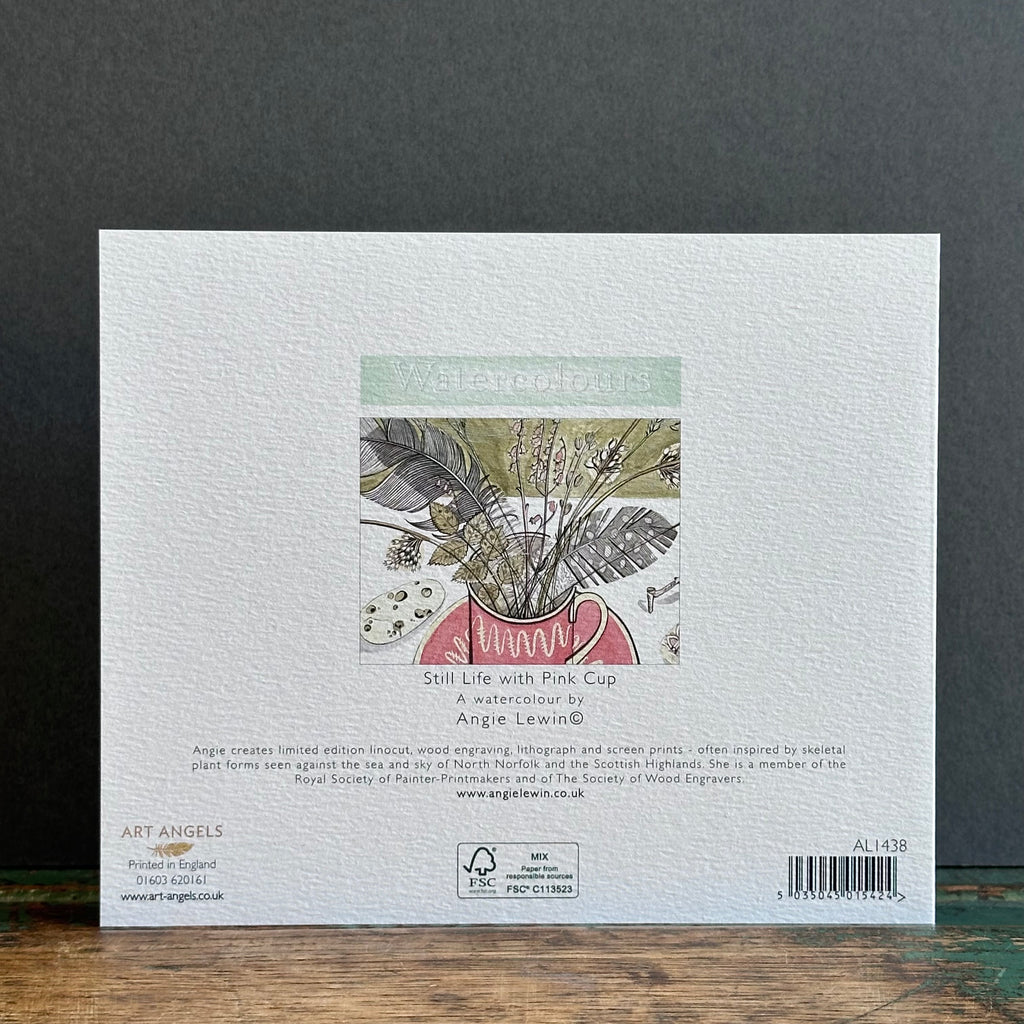 G/Card - Angie Lewin - Still Life with Pink Cup