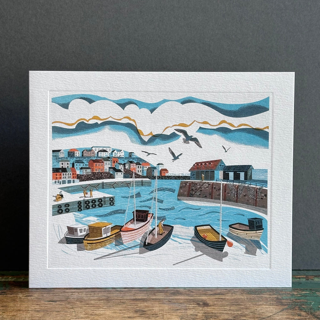 G/Card - John Bloor - Mevagissey Harbour