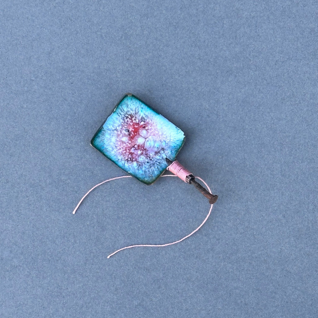 Decorative Enamel Spoon 'Tiny Nail’