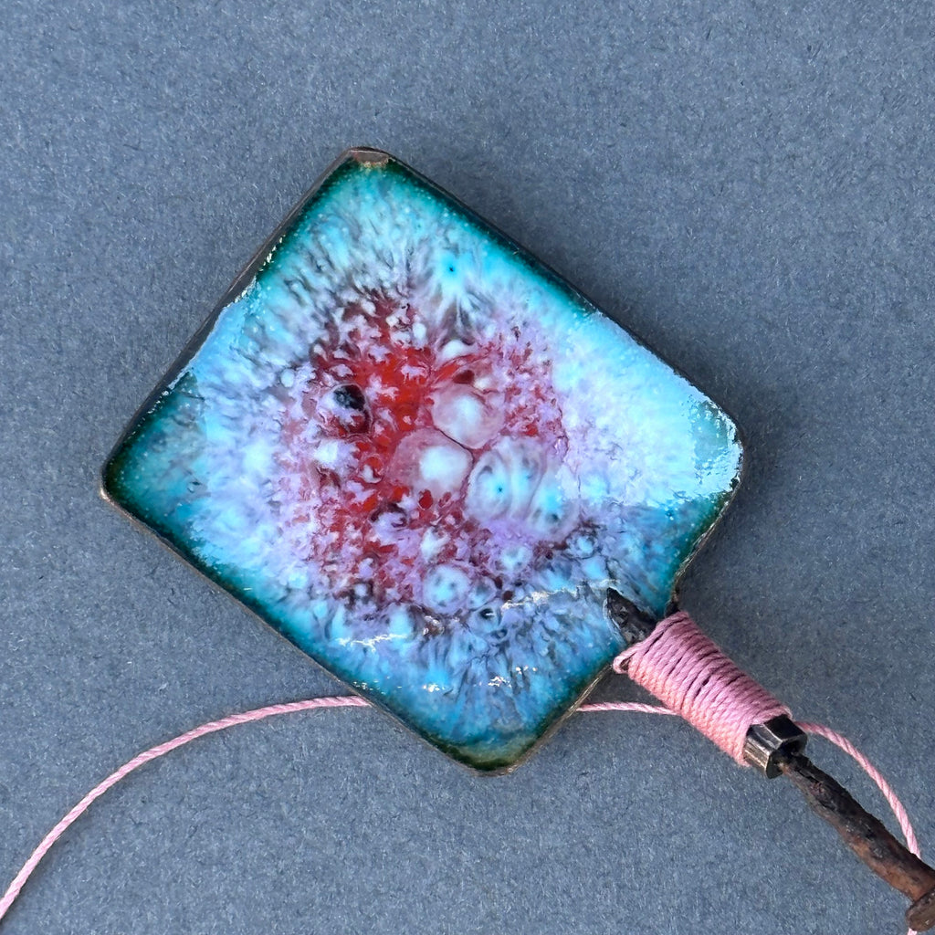 Decorative Enamel Spoon 'Tiny Nail’