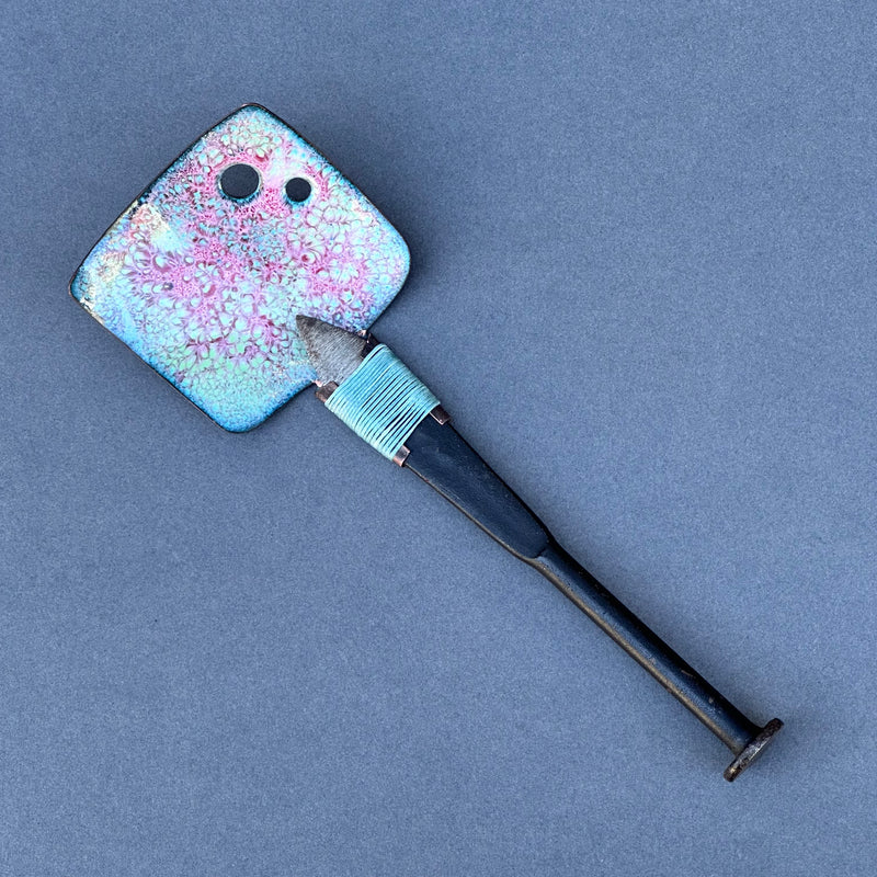 Decorative Enamel Spoon 'Brick Layer’s Peg’
