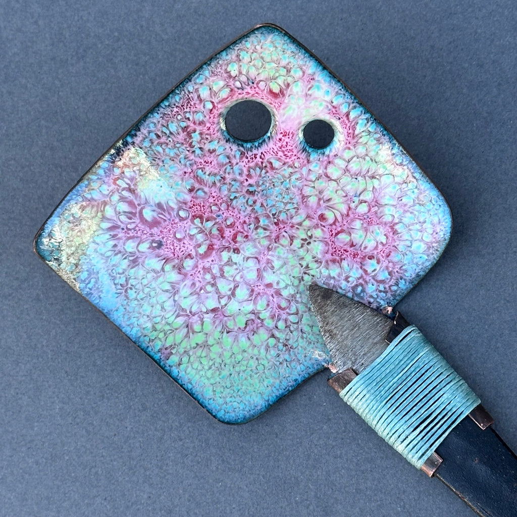 Decorative Enamel Spoon 'Brick Layer’s Peg’