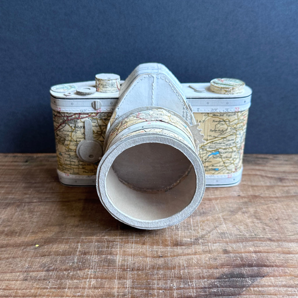 Paper SLR Camera - Maps - Haworth
