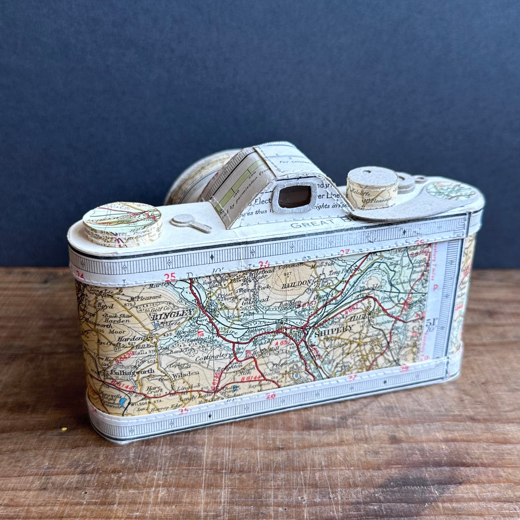 Paper SLR Camera - Maps - Haworth