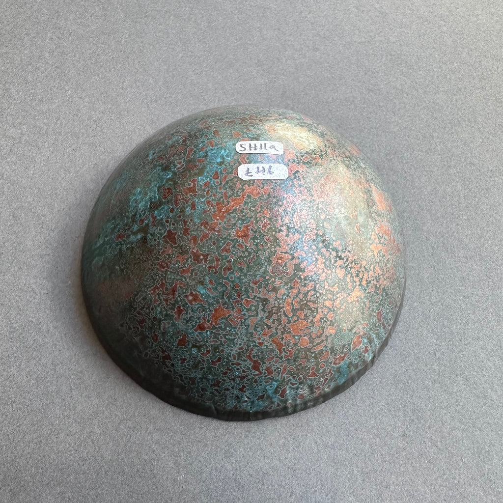 Patinated Copper Bowl - 12cm