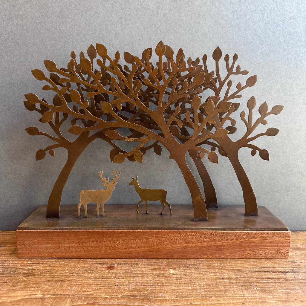 Sculpture - Woodland Meeting