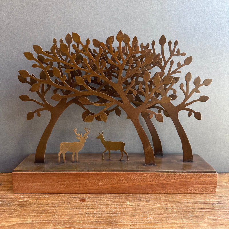 Sculpture - Woodland Meeting