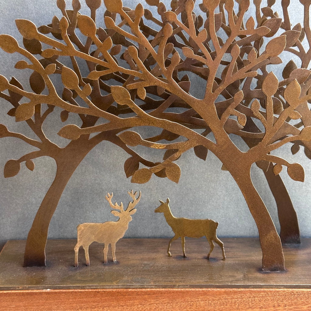Sculpture - Woodland Meeting