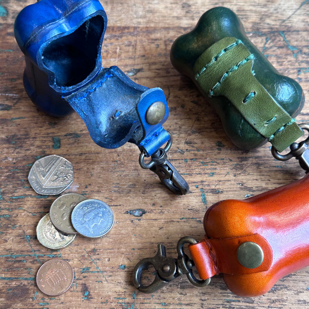 Leather Purse - Dog Bone