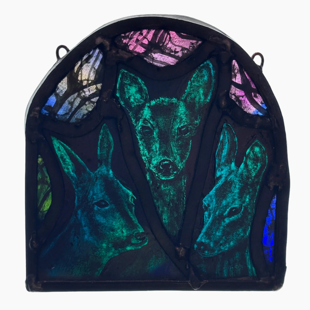 Stained Glass Arch - Deer